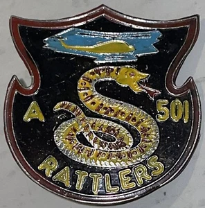 Vietnam War 501st Aviation Battalion Rattlers A Company Beercan DI - Picture 1 of 2