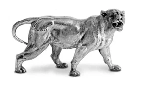 Silver Lioness Model - Sterling Silver Fully Hallmarked - Picture 1 of 3