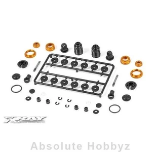 Xray T4 Alu Shock Absorber - Set - Orange (2) - XRA308307-O - Picture 1 of 1