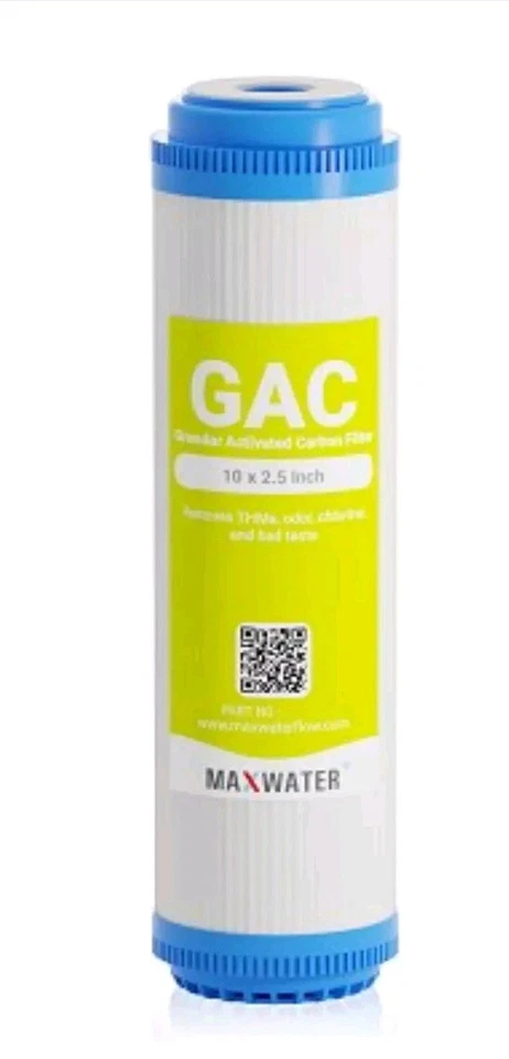 Granular Activated Carbon Water Filter Replacement – 10 inch – 5 Micron GAC  - Image 1 of 1