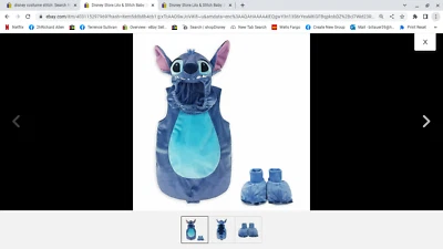 9-12 Month Stitch Padded Disney Costume NWT - Image 1 of 3