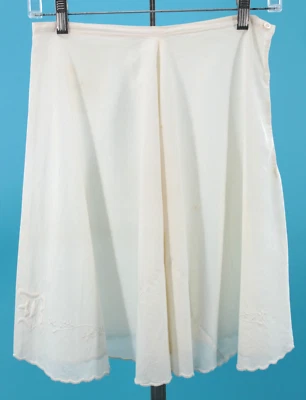 Pantalones Cortos De Colección Para Mujer Principios De 1900 Blanco Algodón Florers/Bragas Talla 26 Foto 1 de 4