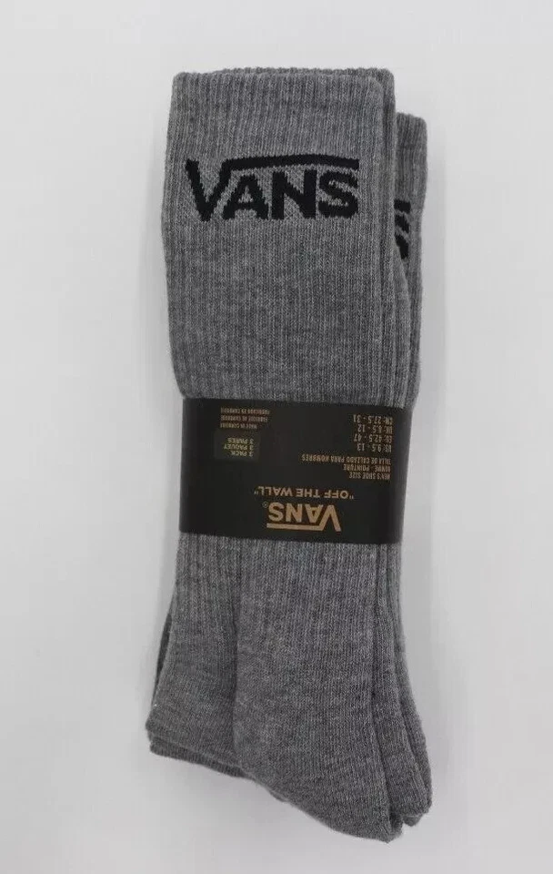 Calcetines VANS grandes 3 pares calcetines clásicos de algodón fuera de la pared Foto 1 de 1