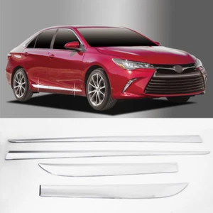 Chrome Side Skirt Accent Garnish Molding for 2015 2017 Toyota Camry - Picture 1 of 7