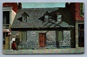 Postcard Vtg Virginia Washington's Old Headquarters Richmond - Picture 1 of 2
