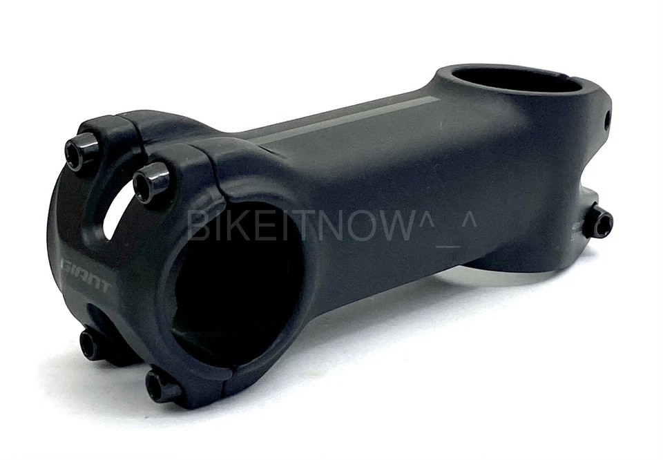 Giantt Contact Bike Stem 31.8x40/50/60/70/80/90/100/110mm ±8Deg,1-1/8" Black OD1 - Image 1 of 4