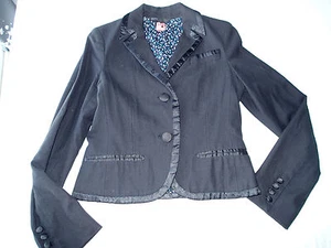 marc jacobs coat jacket ,BLAZER , Sz 6,black stretchable 1b - Picture 1 of 7