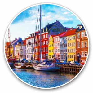2 x Vinyl Stickers 20cm - Copenhagen City Denmark City Cool Gift #21391 - Afbeelding 1 van 9