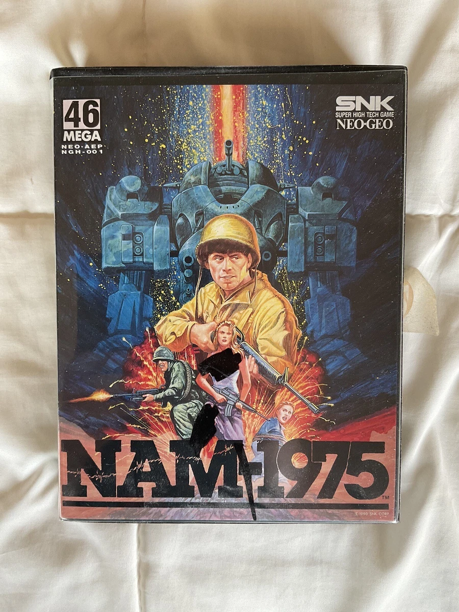 ネオジオソフト、NAM-1975、紙パッケージ版 ☆良品☆ SNK NEOGEO