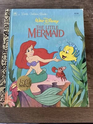 The Little Mermaid Walt Disney a Little Golden Book 1992 THE LITTLE MERMAID used - Image 1 of 4
