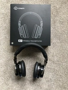 Cowin Black E7 Wireless Bluetooth Noise Cancelling Headphones - Picture 1 of 2