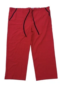 Scrub Dudz Men’s Red Ohio State University Buckeyes Medical Pants Drawstring L - Picture 1 of 10