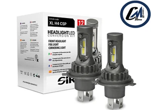 KIT 2 LAMPADE LED H4 SIRIUS XL H4 CSP AUTO/MOTO ANABBAGLIANTE /ABBAGLIANTE 6000K - Imagen 1 de 7