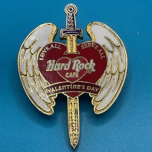 Hard Rock Cafe Pin Valentine Heart with Dagger Niagara Falls Limited Edition - Picture 1 of 5