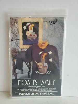 Indygo Junction Sandy Belt Noah's Family Craft Applique Wallhanging Pattern IJ34 - Image 1 of 2