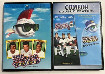 3 Major League films - I, II & Back to the minors (USA DVD 2002) english/french - Image 1 of 4