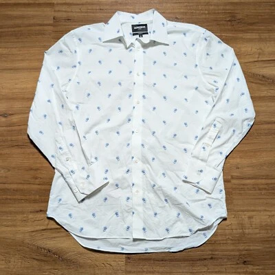 Bonobos Dress Shirt Mens 16-34 Stretch White Floral All Over Print Button Up - Image 1 of 4