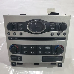 2007-2009 Infiniti G35 G37 Nav Radio Clock & Climate Control Faceplate Panel OEM - Picture 1 of 4
