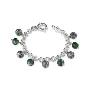 Bracciale Gerardo Sacco Donna in Argento Giada 28016VE - Imagen 1 de 1