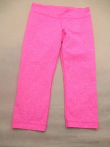 Under Armour Size XS Womens Pink Pull On Compression Cropped Leggings 647 - Picture 1 of 9
