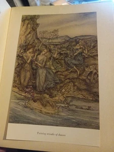 ARTHUR RACKHAM ILLUSTRATED A WONDER BOOK BY HAWTHORNE - 15 COLOR PLATES! 1930 ED - Picture 1 of 24