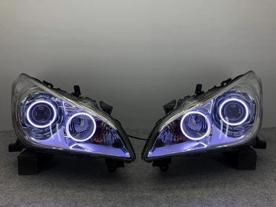 Nissan Fuga Y51 infinity M37 COB LED Ring Customized HID Headlights. - Image 1 of 4