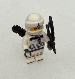 Lego Minifigure Zane - njo0318 The Lego Ninjago Movie- Destinys Bounty set 70618