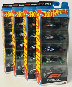 Hot Wheels - 2024 Formel 1 (5er Auto Pack) DieCast Autos - NEU - Bild 1 von 16