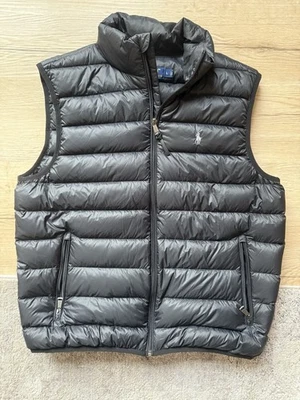Polo Ralph Lauren Down Packable Puffer Vest Black Size LARGE - Image 1 of 4