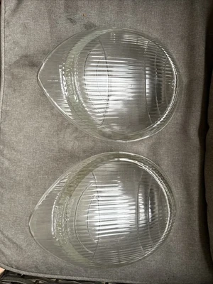 1936-1937 Lincoln Zephyr Headlight Glass Lens - Image 1 of 4