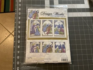DESIGN WORKS BASTELN * KRIPPENFENSTER * VERSIEGELT GEZÄHLT KREUZSTICH SET, 5436 - Bild 1 von 4