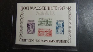 Briefmarkenweis Deutschland Saar B64a postfrisch Block RAR - Bild 1 von 3