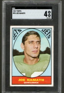1967 Topps - Joe Namath #98 - SGC 4 (VG-EX) New York Jets HOF - Bild 1 von 2