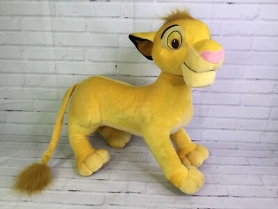 Disney Hasbro The Lion King Simba Jumbo Large Plush Stuffed Animal Doll Toy 2002 - Image 1 of 4