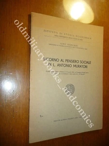 INTORNO AL PENSIERO SOCIALE DI L. ANTONIO MURATORI GINO BARBIERI - Imagen 1 de 1