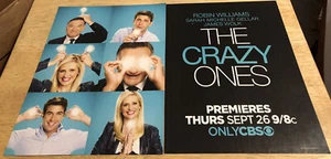 2013 The Crazy One Robin Williams, Sarah Michelle Gellar - Revista 2 páginas anuncio de televisión - Imagen 1 de 1