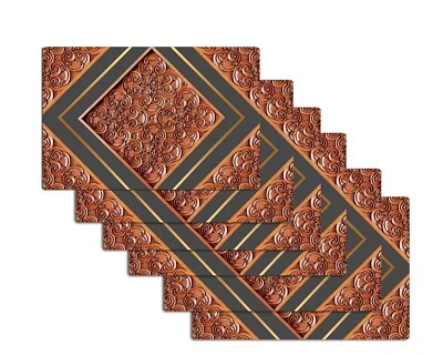 Plastic Dining Table Placemats  Stain Resistant Table Mats, Easy to clean US - Image 1 of 3