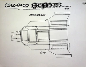 Challenge of the GoBots 1984 copia de producción modelo celda Hanna-Barbera Productions - Imagen 1 de 2