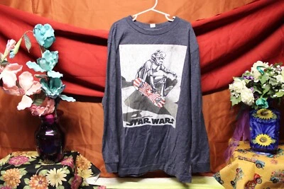 Star Wars Collectibles Blue Storm Trooper Boy T-Shirt Size Large Top shirt Sale* - Image 1 of 4