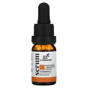 NEW Artnaturals Vitamin C Moisturizing + Brightening Serum Formula .33 oz - Picture 1 of 2
