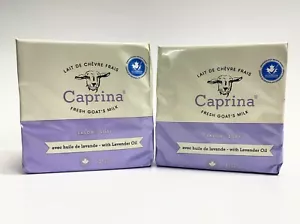 Jabón fresco de leche de cabra Caprina con aceite de lavanda 3,2 oz barra lote 2 paquetes de 3 (6 piezas) - Imagen 1 de 4