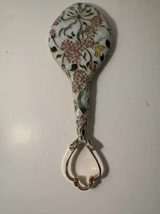 Atemberaubender Cloisonné Handspiegel Top Zustand 9 3/4 lang - Bild 1 von 9