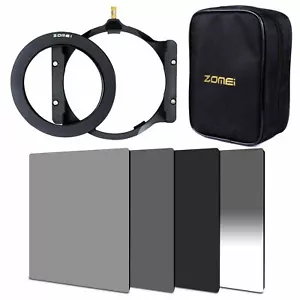 ZOMEI 150*100mm Neutral Density Filter ND2+4+8+GND16+72mm Ring+Holder Cokin Z - Picture 1 of 11