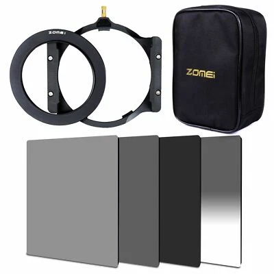 Filtro de densidad neutra ZOMEI 150*100mm ND2+4+8+GND16+72mm anillo+soporte Cokin Z Foto 1 de 4
