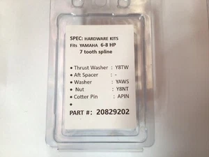 Yamaha 6 Hp 8 Hp Propeller Hardware Kit - Picture 1 of 3