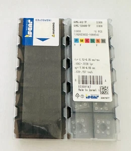 ISCAR TURNING INSERTS QNMG120408-TF IC830 QNMG432-TF MADE IN ISRAEL NEW 10 pcs. - Picture 1 of 3