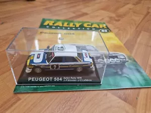 IXO Deagostini 1/43 Peugeot 504 Safari Rallye 1976 Auto + Mag - Bild 1 von 3