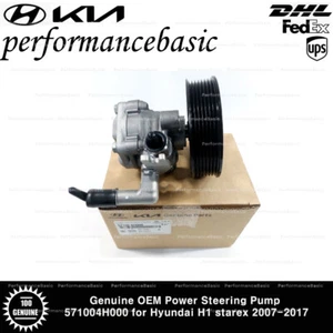 Genuine OEM Power Steering Pump 571004H000 for Hyundai H1 starex 2007-2017 - Picture 1 of 2