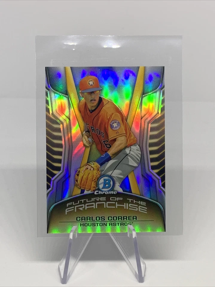  2014 Bowman Chrome Draft Future of the Franchise Mini #FFCC Carlos Correa - Image 1 of 2