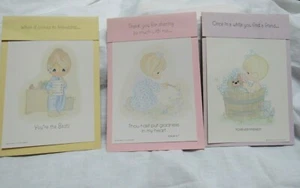 3 tarjetas grandes Hallmark Precious Moments brillantes desmontables para enmarcar - Imagen 1 de 8